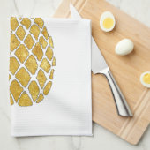 金ゴールド キッチンタオル (四つ折り)