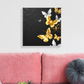 金ゴールド キャンバスプリント (インサイチュ (リビング))