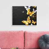 金ゴールド キャンバスプリント (インサイチュ (リビング))