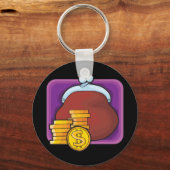 金ゴールド キーホルダー (正面)