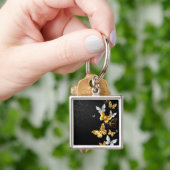 金ゴールド キーホルダー (手)