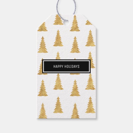 金ゴールド ギフトタグ (正面)