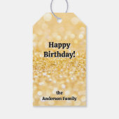 金ゴールド ギフトタグ (裏面)