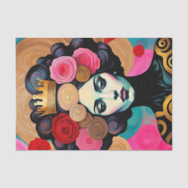 金ゴールド・クラウン・デコpageを持つ人 薄葉紙