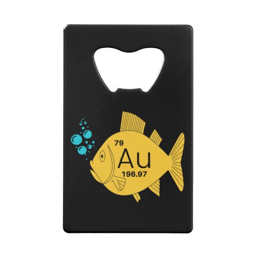 金ゴールド クレジットカード栓抜き (正面)