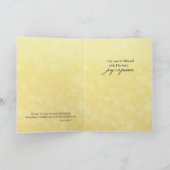 金ゴールド・クロとのペンスと許しの聖餐式 カード (内部)