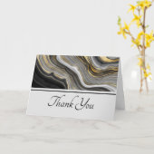 金ゴールド&グモダンレーアゲートゲードジェムストーンサンキューユナイテッド カード (黄色い花)