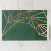 金ゴールド&グリーンジャングルくもの巣 ペーパーパッド (インサイチュ)