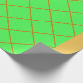 金ゴールド・グリーン包装紙 ラッピングペーパー (角)