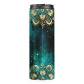 金ゴールド&グリーン銀河系ダルマダラパターン タンブラー (裏面)