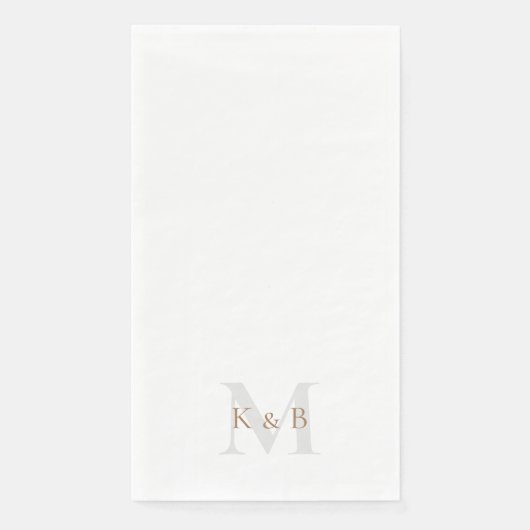 金ゴールド&グレーモノグラムホワイト (正面)