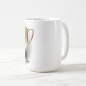 金ゴールド コーヒーマグカップ (正面右)