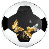 金ゴールド サッカーボール (回転)