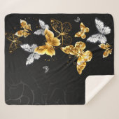 金ゴールド シェルパブランケット (正面(横))