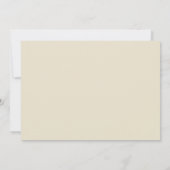 金ゴールド&シルバークロスバプテスマ《キリスト教》洗礼式や命名式招待状 招待状 (裏面)