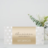 金ゴールド&シルバードットサロンギフト券 (スタンド正面)