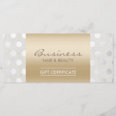 金ゴールド&シルバードットサロンギフト券 (正面)