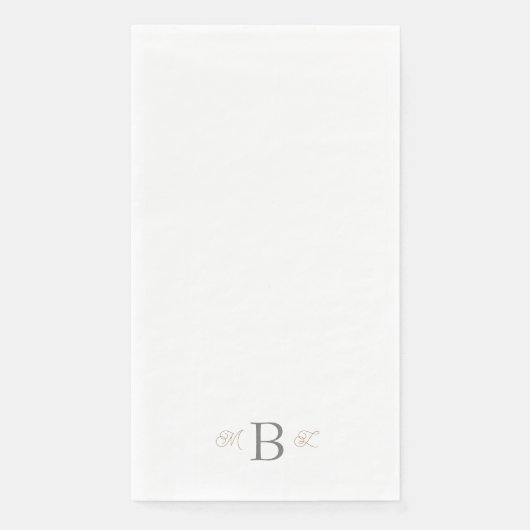 金ゴールド&シルバーフォントモノグラム結婚ズ (正面)