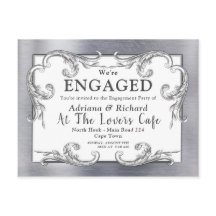 金ゴールド – シルバー – 真鍮ヴィンテージデコール婚約