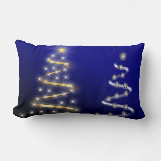 金ゴールド&シルバー – 腰枕 ランバークッション (正面)