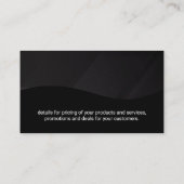 金ゴールド | ジャスティススケールロゴ | 黒い線パターン 名刺 (裏面)