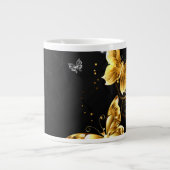 金ゴールド ジャンボコーヒーマグカップ (正面)