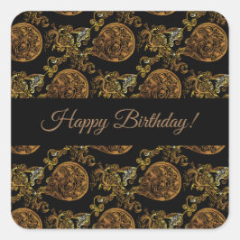 金ゴールド スクエアシール