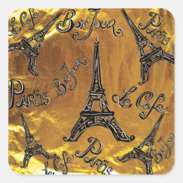 金ゴールド スクエアシール