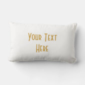 "金ゴールド"スター'文字'腰白バック ランバークッション (裏面)