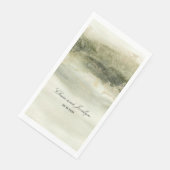 金ゴールド&セージ水彩波結婚波 (コーナー)