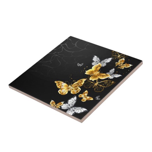 金ゴールド タイル (側面)