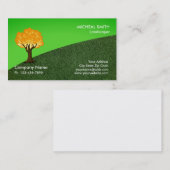 金ゴールド·ツリー·ガーデン·気にローンドスケープ 名刺 (正面/裏面)