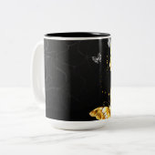 金ゴールド ツートーンマグカップ (正面左)