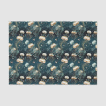 金ゴールド&ティール（緑がかった色）エテリアルクラゲ