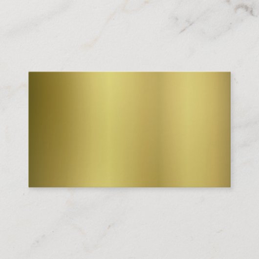 金ゴールド·テンプレート·バック 名刺 (正面)