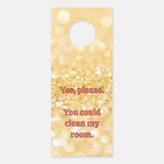 金ゴールド ドアノブサイン