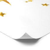 金ゴールド・ドラゴン・イン・ザ・スターズのポスター ポスター (角)