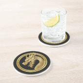 金ゴールド・ドラゴン コースター (側面)