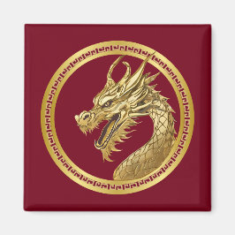 金ゴールド・ドラゴン マグネット