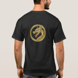 金ゴールド・ドラゴン Tシャツ