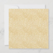 金ゴールド&ネイビーボホフローラ1stバースデースクエア 招待状 (裏面)