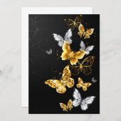 金ゴールド ノートカード (正面/裏面)