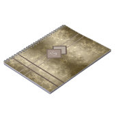 金ゴールド ノートブック (左側)