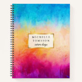 金ゴールド ノートブック (正面)