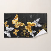 金ゴールド バスタオルセット (ハンドタオル)