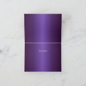 金ゴールド&パープルジェムティアラサンキューカード サンキューカード (内部)