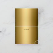 金ゴールド&パープルマスクマスカレードサンキューカード サンキューカード (内部)