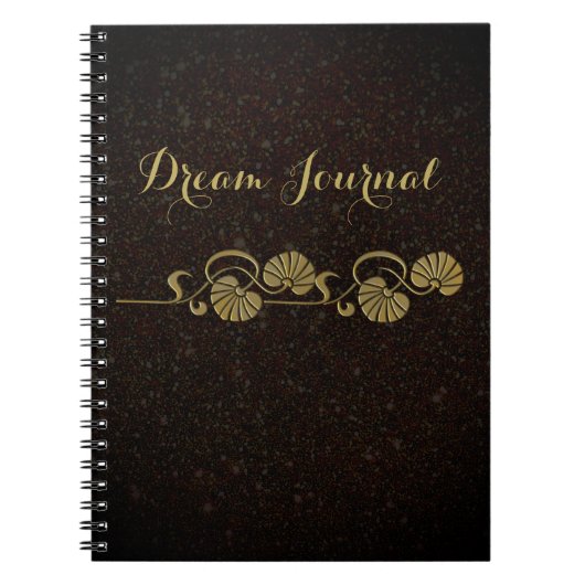 「金ゴールド」パームノート ノートブック (正面)