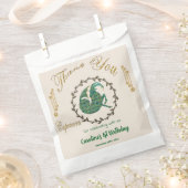 金ゴールド&パール山羊座1st誕生日ありがとう フェイバーバッグ (クリップ留めされた状態)