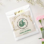 金ゴールド&パール山羊座1st誕生日ありがとう フェイバーバッグ (封をした状態)